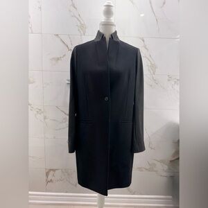 All Saints - Wool and Lamb’s leather sleeve and collar Leni Lea Coat